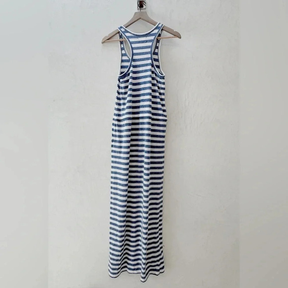 Lou & Grey || By Loft Sleeveless Racerback Nautical Stripe Maxi Dress XS - Picture 2 of 7